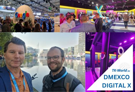 Kai-Uwe Flormann und Joshua Hanswillemenke auf der DMEXCO und Digital X Messe 2024