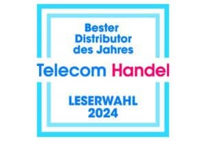 Bester Distributor des Jahres . Telecom Handel Leserwahl 2024