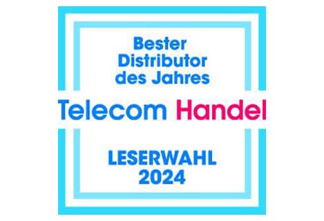 Bester Distributor des Jahres . Telecom Handel Leserwahl 2024