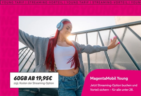 Telekom MagentaMobil Young mit Streaming-Vorteil